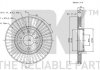 Купить Диск тормозной передний SAAB 9-5, Opel Astra, Zafira, SAAB 9-3, Opel Meriva, Corsa NK 203654 (фото3) подбор по VIN коду, цена 1674 грн.