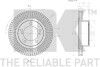 Купить Диск тормозной NK 2045171 (фото3) подбор по VIN коду, цена 2100 грн.