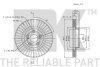 Купити Гальмівний диск NK 204590 (фото3) підбір по VIN коду, ціна 1916 грн.