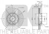 Купить Диск тормозной Audi 100, A6, A4, Volkswagen Passat, Skoda Superb NK 204743 (фото3) подбор по VIN коду, цена 1977 грн.