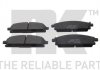 Купить Колодки тормозные Nissan Pathfinder, Infiniti Q, QX, Nissan X-Trail NK 222256 (фото1) подбор по VIN коду, цена 1458 грн.