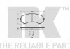 Купити Колодки гальм дискових Mitsubishi Pajero, Grandis NK 223026 (фото2) підбір по VIN коду, ціна 845 грн.