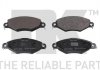 Купить Колодки тормозные дисковые Citroen Xsara, Peugeot 206, 306 NK 223735 (фото1) подбор по VIN коду, цена 612 грн.