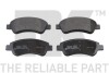 Купить Колодки дисковых тормозов Citroen Berlingo, C3, Xsara, Peugeot Partner, 208, 207, 206, Citroen DS3, Peugeot 307, Citroen C2, C4 NK 223741 (фото1) подбор по VIN коду, цена 943 грн.