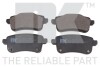 Купить Тормозные колодки дисковые Renault Espace V, Grand Scenic IV, Megane IV, Scenic IV, Talisman 1.2-2.0D 02.15- Renault Espace NK 223976 (фото1) подбор по VIN коду, цена 842 грн.