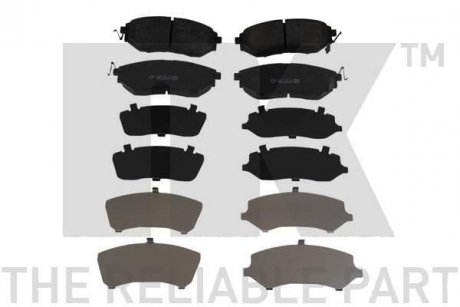 Купити Гальмівні колодки Subaru Outback, Legacy, Tribeca, Forester NK 224415 (фото1) підбір по VIN коду, ціна 2228 грн.