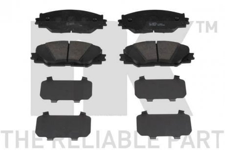 Купить Тормозные колодки дисковые перед. Toyota Rav 4 III 2.0 VVT-i 06-/ Rav 4 USA 05- Toyota Rav-4, Prius, Auris NK 224575 (фото1) подбор по VIN коду, цена 983 грн.