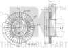 Купить Диск тормозной невентилированный BMW E82, E81, E90, E91, E88, E87 NK 311555 (фото3) подбор по VIN коду, цена 1895 грн.