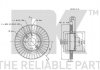 Купити Диск гальмівний Dacia Logan, Renault Clio, Logan, Nissan Note, Renault Megane, Nissan Micra, Tiida NK 312264 (фото3) підбір по VIN коду, ціна 2032 грн.