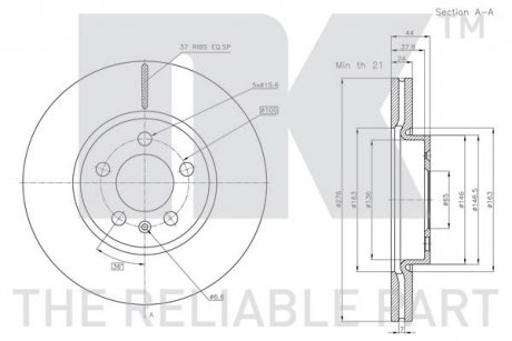 Купить Диск тормозной с покрытием Seat Arona, Volkswagen T-Cross, Skoda Kamiq NK 3147177 (фото1) подбор по VIN коду, цена 2983 грн.