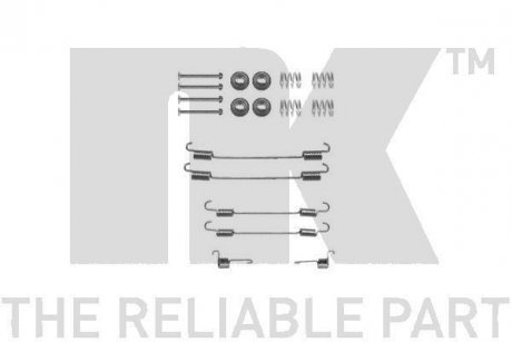 Монтажний комплект колодок барабанних NK 7937750
