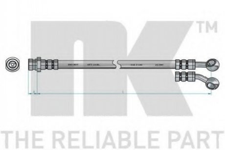 Шланг тормозной KIA Magentis NK 853513