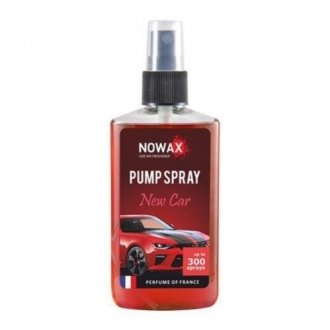 Купить Ароматизатор воздуха спрей Pump Spray 75ml - NEW CAR NOWAX nx07510 (фото1) подбор по VIN коду, цена 86 грн.