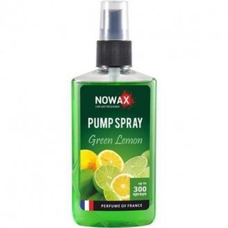 Купить Ароматизатор воздуха спрей Pump Spray 75ml - GREEN LEMON NOWAX nx07523 (фото1) подбор по VIN коду, цена 86 грн.