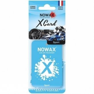 Автомобільний ароматизатор повітря серія " X CARD" - Sport NOWAX nx07532
