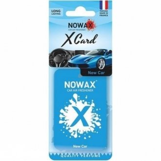 Автомобільний ароматизатор повітря серія " X CARD" -New Car NOWAX nx07534
