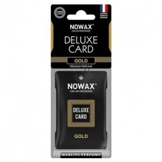 Ароматизатор целюлозний серія Delux Card 6 г-Gold NOWAX nx07731