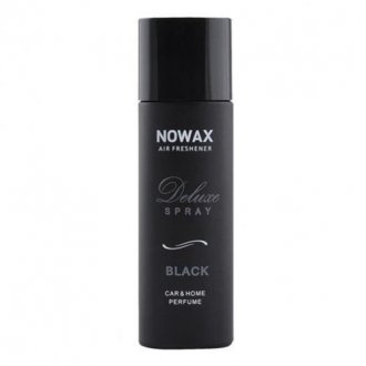 Ароматизатор воздуха спрей DELUXE Spray 50ml CAR & HOME Parfume BLACK NOWAX nx07750