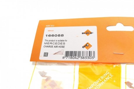 Купить Патрубок интеркулера (L) MB Vito (W639) 03- (OM646) Mercedes Vito NRF 166058 (фото1) подбор по VIN коду, цена 1796 грн.
