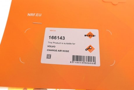 Патрубок интеркулера Volvo S40/V40 1.9DI 00-04 NRF 166143