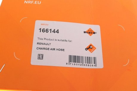 Патрубок інтеркулера Renault Megane III/ Scenic 1.5 dCi 09- Renault Kangoo NRF 166144