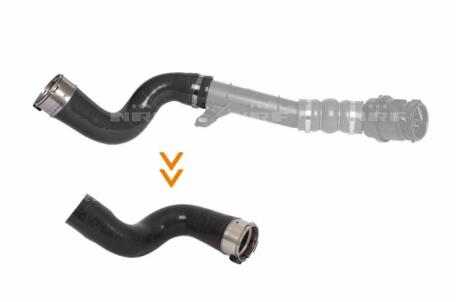 Патрубок інтеркулера Dacia Duster/Renault Clio IV 1.5dCi 13- NRF 166163
