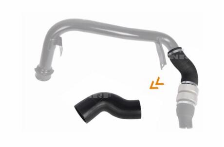 Патрубок інтеркулера Fiat Ducato/Peugeot Boxer 2.2D/2.2HDi 06- NRF 166188