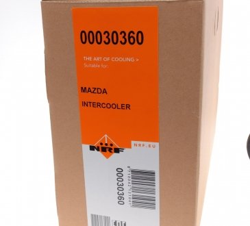 Радіатор інтеркулера Mazda 6 2.2 MZR-CD 09- NRF 30360