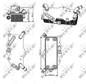 Радіатор масляний Audi A6 2.0 TDI 12- Audi A7, A6 NRF 31269