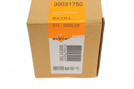 Радиатор масляный Mazda 3 1.5/2.0 08-/6 2.0 13-(теплообменник) Mazda 3, CX-5, 6, CX-3 NRF 31750