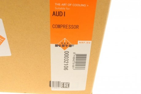 Купить Компрессор кондиционера Audi A4/A6 1.9TDI 00-05 Audi A4, A6 NRF 32106 (фото1) подбор по VIN коду, цена 10814 грн.