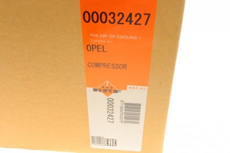 Компрессор кондиционера Opel Astra H 1.9CDTI 04-10/Zafira 05-15 NRF 32427