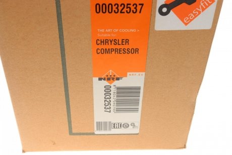 Купить Компрессор кондиционера Chresler Voyager 2.5/2.8CRD 00-08 Chrysler Voyager NRF 32537 (фото1) подбор по VIN коду, цена 10728 грн.