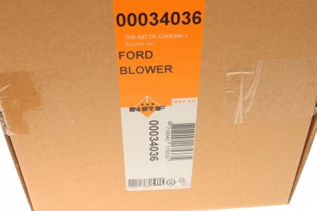 Вентилятор Ford Mondeo, Kuga, Galaxy, S-Max, Focus NRF 34036