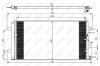 Купити Радіатор кондиціонера (з осушувачем) Audi A6 2.0 TFSI 11- NRF 350069 (фото1) підбір по VIN коду, ціна 3948 грн.