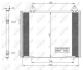 Купить Радіатор кондиціонера Land Rover Freelander 98-06 NRF 35351 (фото1) подбор по VIN коду, цена 3098 грн.