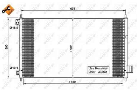 Купить Радиатор кондиционера Honda Accord NRF 35780 (фото1) подбор по VIN коду, цена 4099 грн.