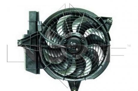 Купить Вентилятор радиатора Hyundai Santa Fe NRF 47281 (фото1) подбор по VIN коду, цена 3432 грн.