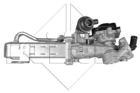 Радіатор рециркуляції ВГ з клапаном EGR Citroen C5 III 2.2 HDi 10- NRF 48206