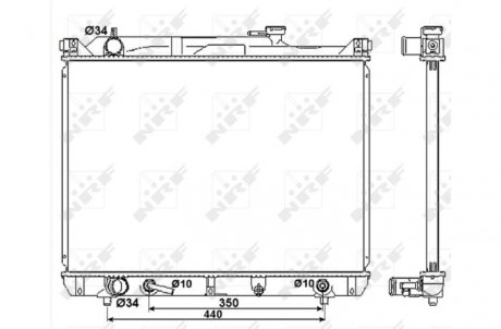 Радиатор NRF 53037