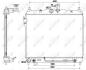 Купить Радіатор охолодження Hyundai Getz 1.3-1.4 02-10 NRF 53173 (фото1) подбор по VIN коду, цена 3284 грн.