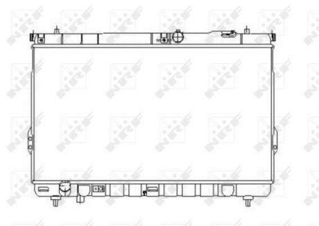 Радіатор охолодження Hyundai Santa Fe 2.0 CRDi 01-06 Hyundai Santa Fe NRF 53358