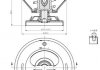 Купити Термостат MB Sprinter 95-06 (OM601/OM602) (75°C) Mercedes W124, S124, G-Class, T1/T2, W140, W202, W901, W902, W210, S202, S210, W903 NRF 725062 (фото2) підбір по VIN коду, ціна 458 грн.