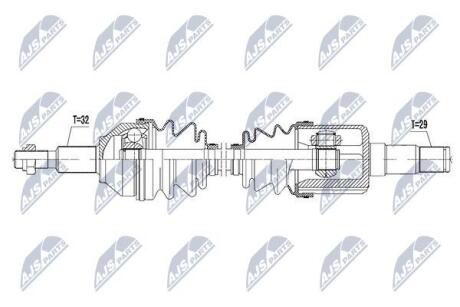 ПІВВІСЬ | DODGE JOURNEY 08-, AVENGER 08- /ЛІВ/ NTY npwch034