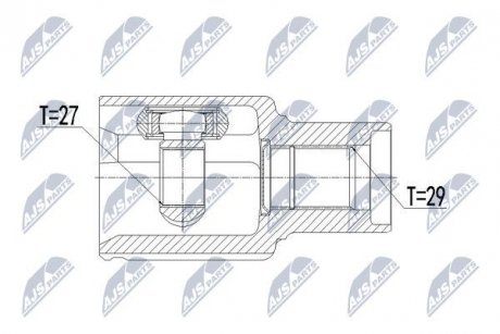 ШРКШ внутрішній правий Ford Ranger NTY npwfr089