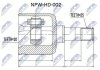 Купити ШРКШ внутрішній лівий Honda Civic Honda Civic NTY npwhd002 (фото1) підбір по VIN коду, ціна 1728 грн.