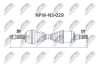 Купить Полуось передняя L=R Navara/Pathfinder Nissan Navara, Pathfinder NTY npwns029 (фото3) подбор по VIN коду, цена 3225 грн.