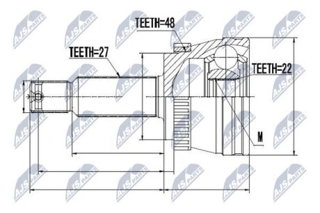 Шрус NTY npzka353
