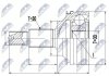 Купити ШРКШ зовнішній Lexus GS Lexus IS, GS NTY npzty074 (фото1) підбір по VIN коду, ціна 1557 грн.