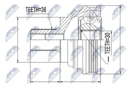 Шрус NTY npzvw030
